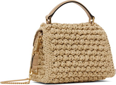 Дамска чанта Valentino Valentino Garavani VSling Mini Crochet Raffia Bag Бежово | 6W2B0G97USZ, 2