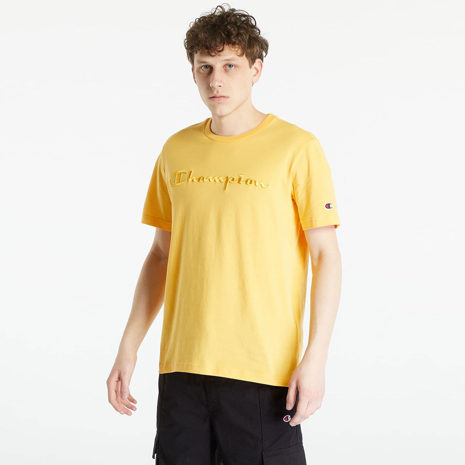 Тениска Champion Crewneck T-Shirt Жълто | 218490 CHA YS126, 0