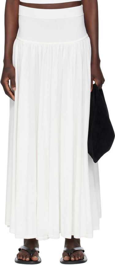 Пола Loulou de Saison Loulou de Saison Romy Maxi Skirt Бяло | ROMY, 0