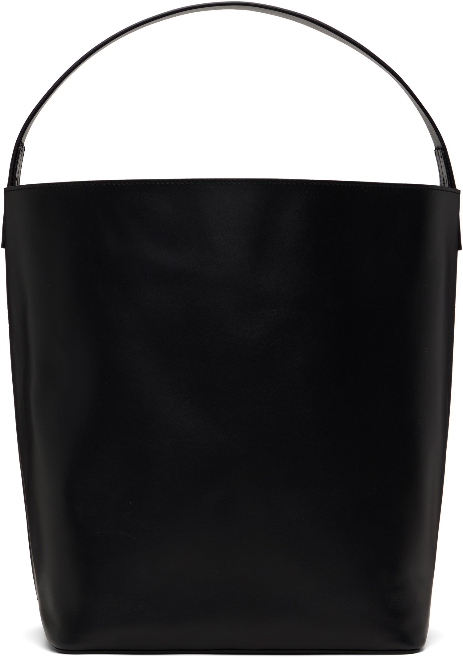 Голяма пазарска чанта AURALEE AURALEE AETA Edition Leather Tote Bag Черно | A25SB02AE-M, 0