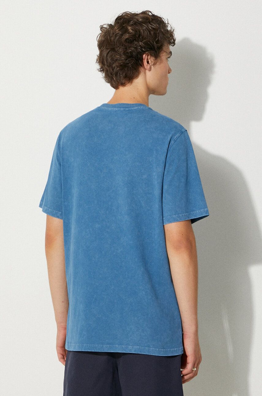 Тениска WOOD WOOD Embossed T-shirt Синьо | 12312507.2491, 1