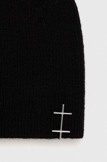 Шапка HELIOT EMIL Black Ribbed Knit Beanie Черно | PREAW24.16.107, 3