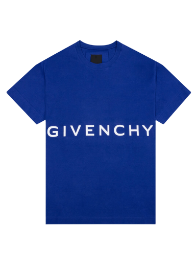 Тениска Givenchy Classic Fit Bonded T-Shirt Синьо | BM71D43Y6B 426