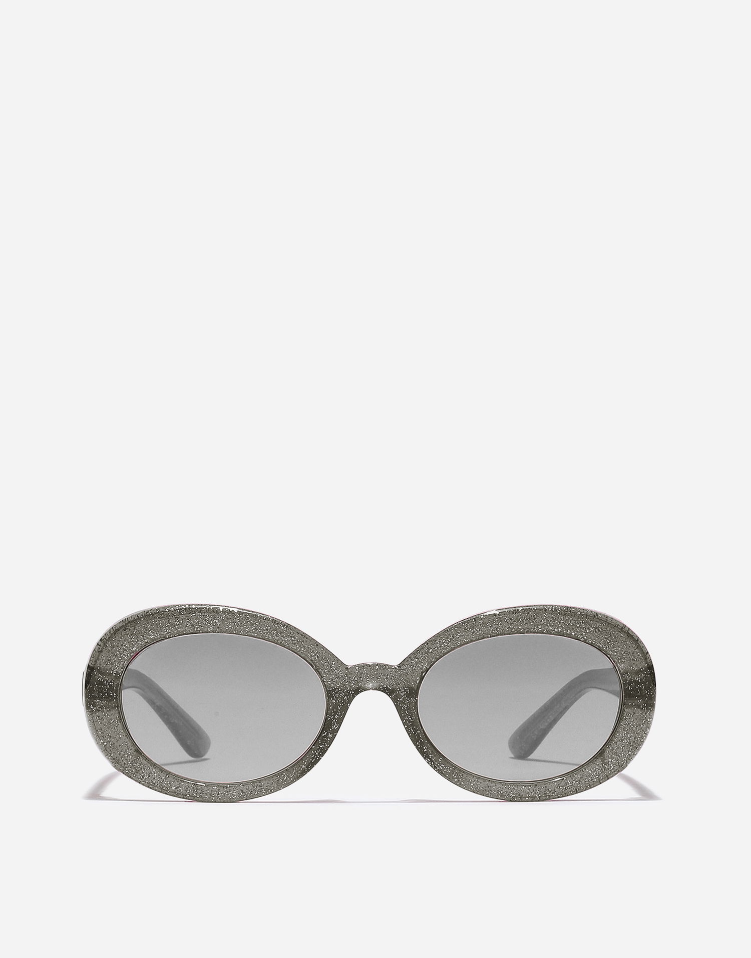 Слънчеви очила Dolce & Gabbana Dolce & Gabbana DNA Glitter Oval Sunglasses Сиво | VG600PVN1879V000, 0