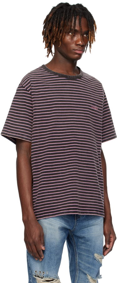 Тениска We11done We11done Logo Striped T-Shirt Многоцветен | WD-TT0-25-736-U-BK, 1