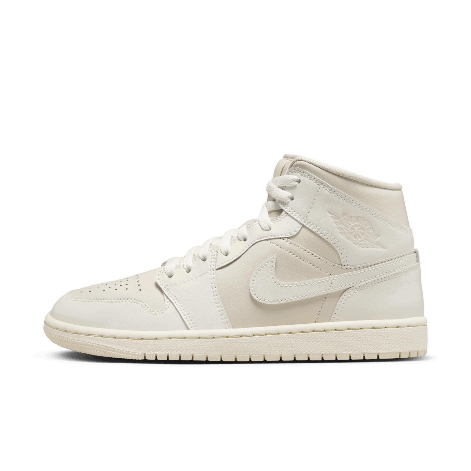 Кецове и обувки Jordan Air Jordan 1 Mid Бежово | BQ6472-201, 0
