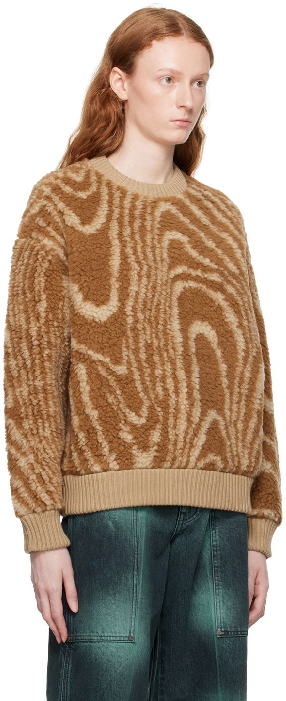 Пуловер Stella McCartney Stripe Knit Sweater Кафяво | 6J02093SPX70, 1