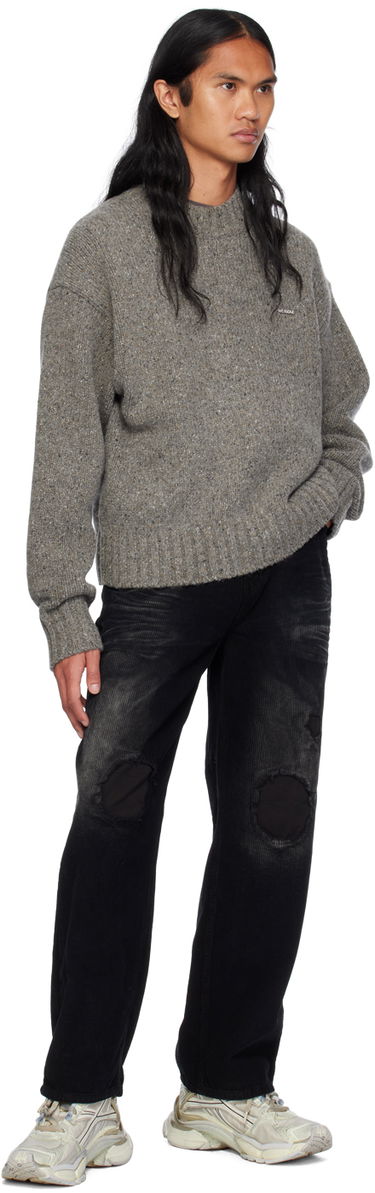 Пуловер We11done Chunky Knit Sweater Сиво | WD-KT2-24-626-U-DG, 3