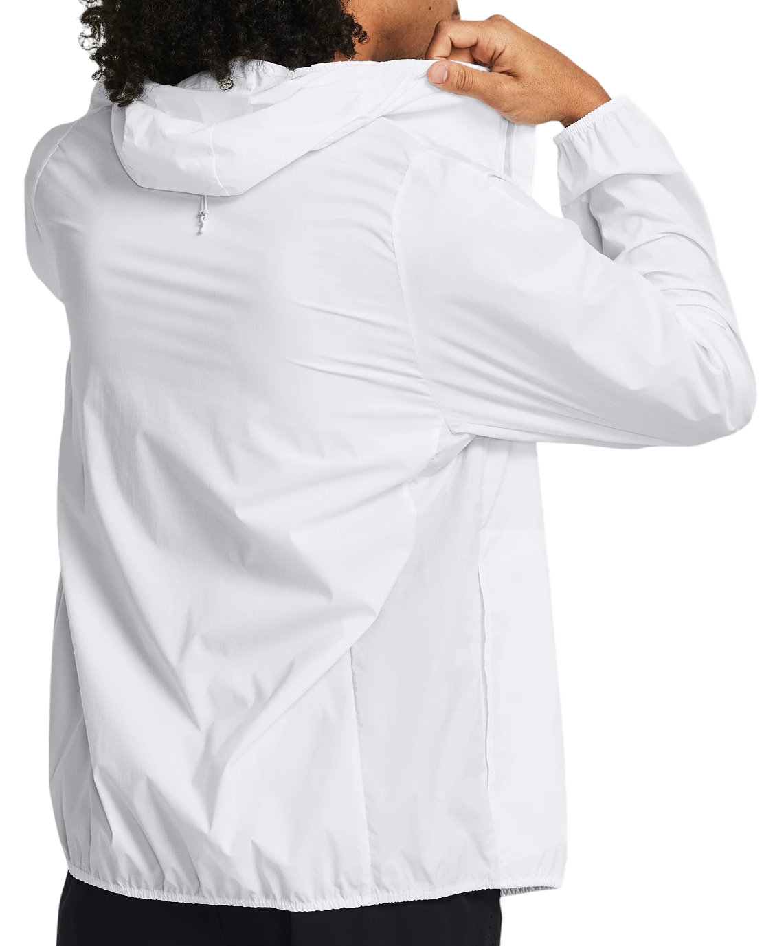Ветровка Under Armour Lightweight Hooded Jacket Бяло | 1381879-100, 1