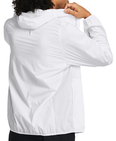 Ветровка Under Armour Lightweight Hooded Jacket Бяло | 1381879-100, 1