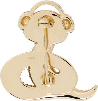 Значка Max Mara Max Mara Crystal Snake Brooch Металик | 2514751021600, 1