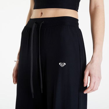 Спортни панталони Roxy Rise & Vibe Rib Wide Leg Pants Black Черно | ERJNP03556-KVJ0, 2