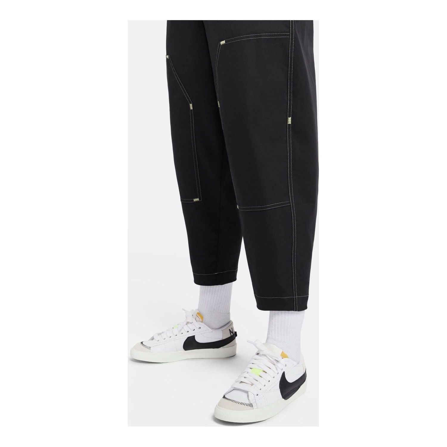 Карго панталони Nike Sportswear Woven Black Pants Черно | HF6174-010, 0