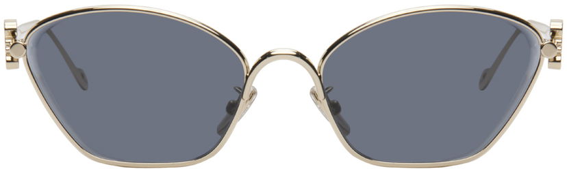 Слънчеви очила Loewe Gold Anagram Hexagonal Sunglasses Черно | LW40115U 192337181177