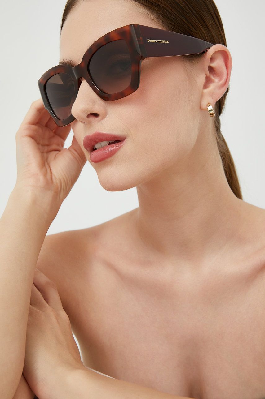 Слънчеви очила Tommy Hilfiger Tommy Hilfiger Sunglasses Кафяво | TH.1862/S, 0
