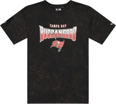 Тениска New Era Washed T-Shirt Tampa Bay Buccaneers Черно | 60291750-60291750, 0