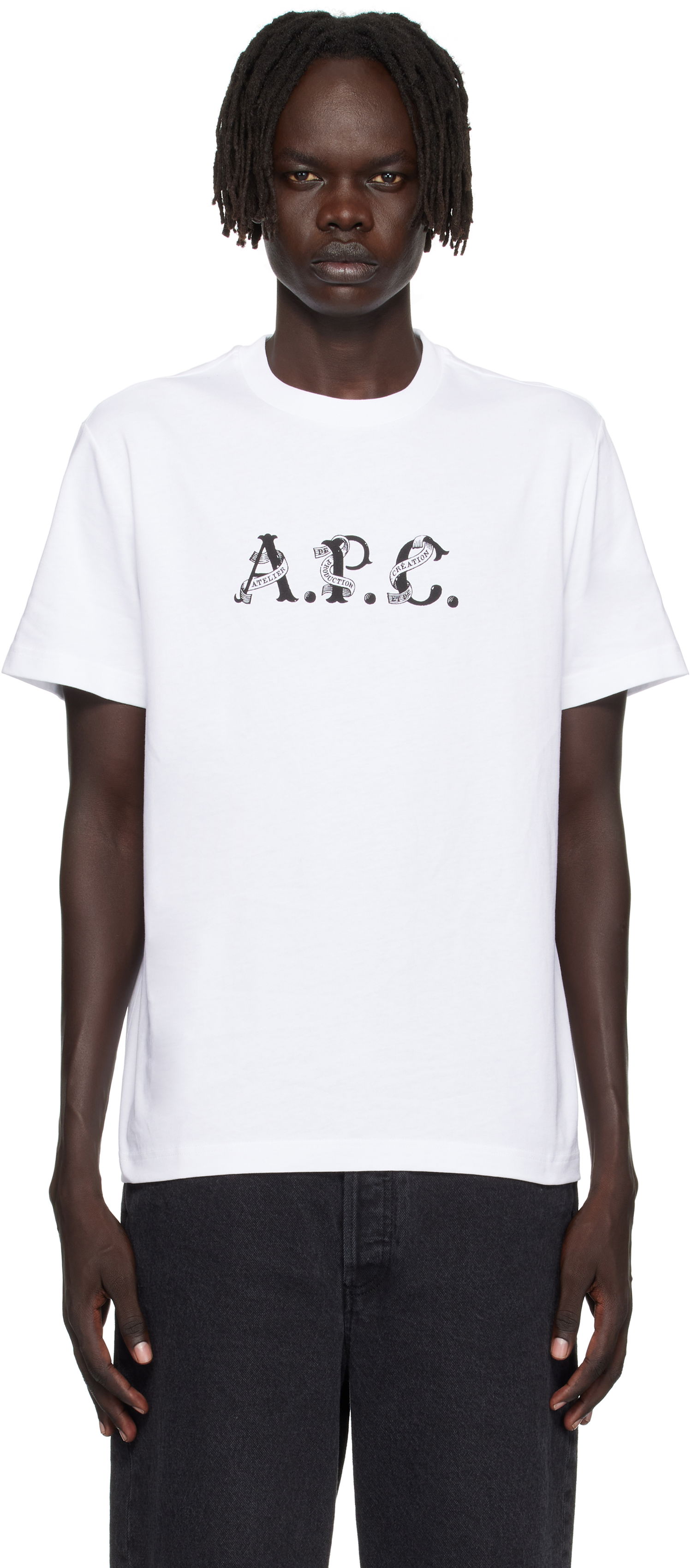 Тениска A.P.C. A.P.C. Hugo T-Shirt Бяло | COHGS-M26543, 0