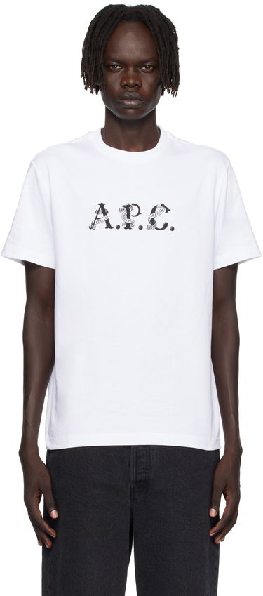 Тениска A.P.C. A.P.C. Hugo T-Shirt Бяло | COHGS-M26543, 0