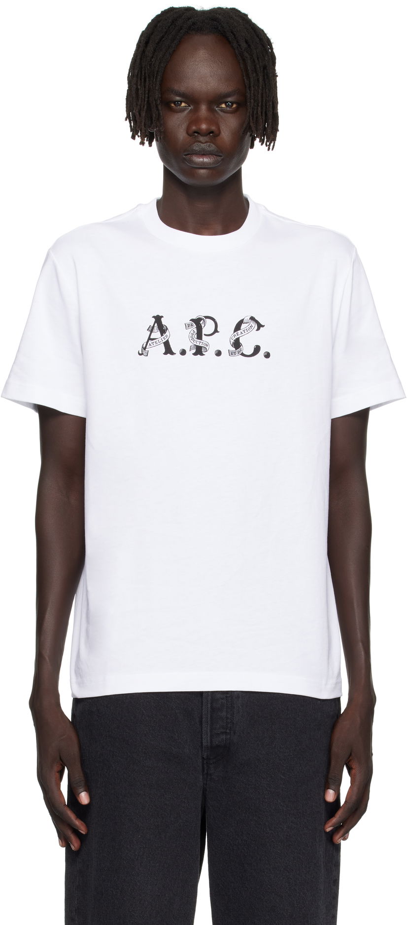 Тениска A.P.C. A.P.C. Hugo T-Shirt Бяло | COHGS-M26543