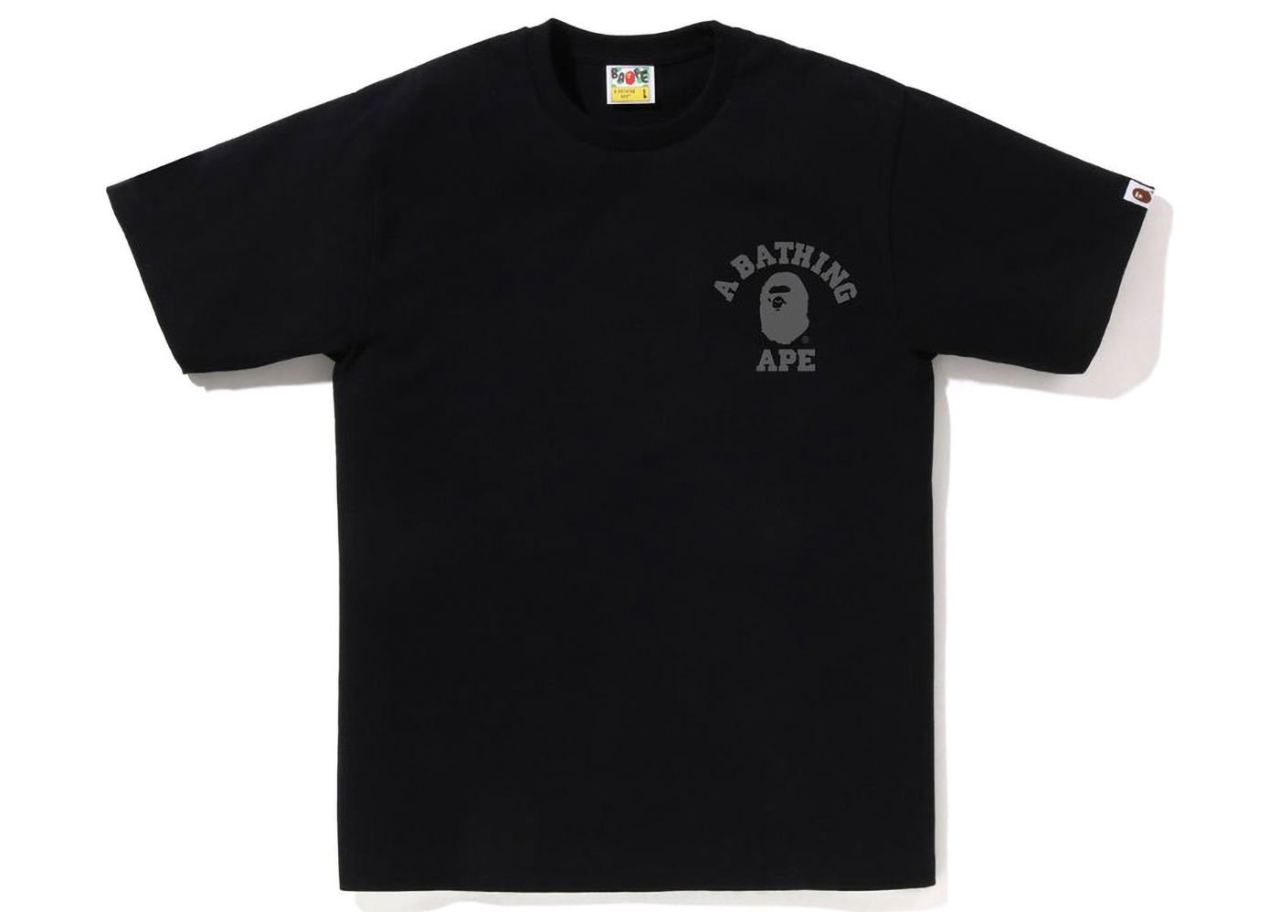 Тениска BAPE Speed Racer College ATS Tee Черно | 1J30-110-038, 0