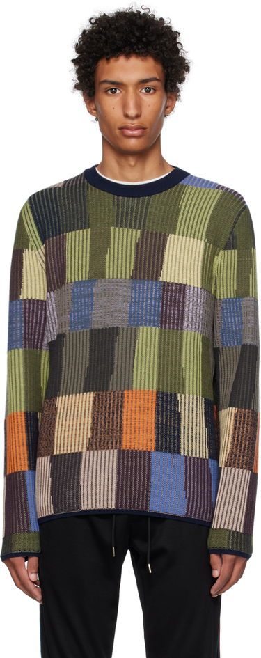 Пуловер Paul Smith Paul Smith Patchwork Crewneck Sweater Многоцветен | M1R-267Y-L02084, 0