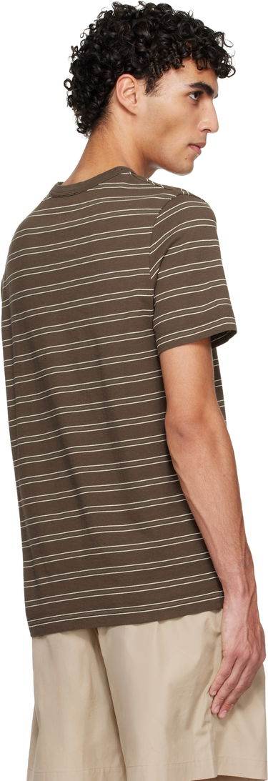 Тениска A.P.C. Striped Pocket T-shirt Кафяво | COHLV-H26534, 2