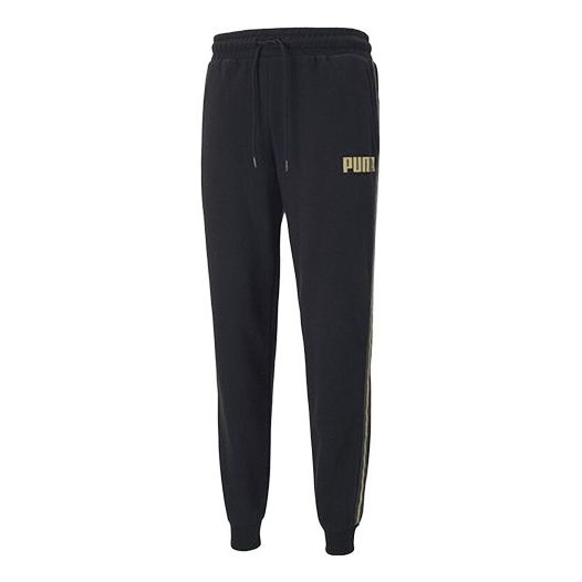 Спортни панталони Puma Puma Metallic Nights Tape Logo Knitted Trousers Черно | 587142-01, 0
