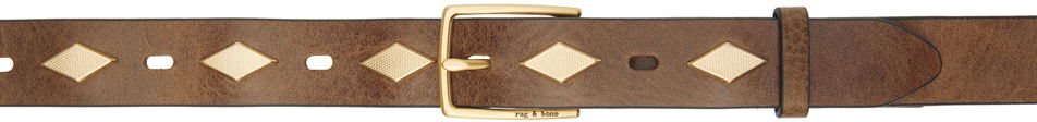 Колани rag & bone Rag & Bone Colin Studded Belt Кафяво | WJW23F1029ST29, 0
