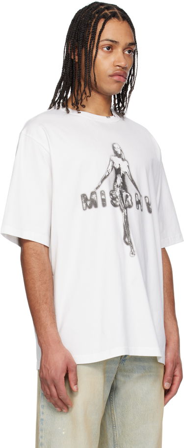 Тениска MISBHV MISBHV Vintage T-Shirt Бяло | 250M124, 4