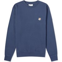 Пуловер MAISON KITSUNÉ Patch Crewneck Тъмно синьо | LM00301KM0001-P476, 1