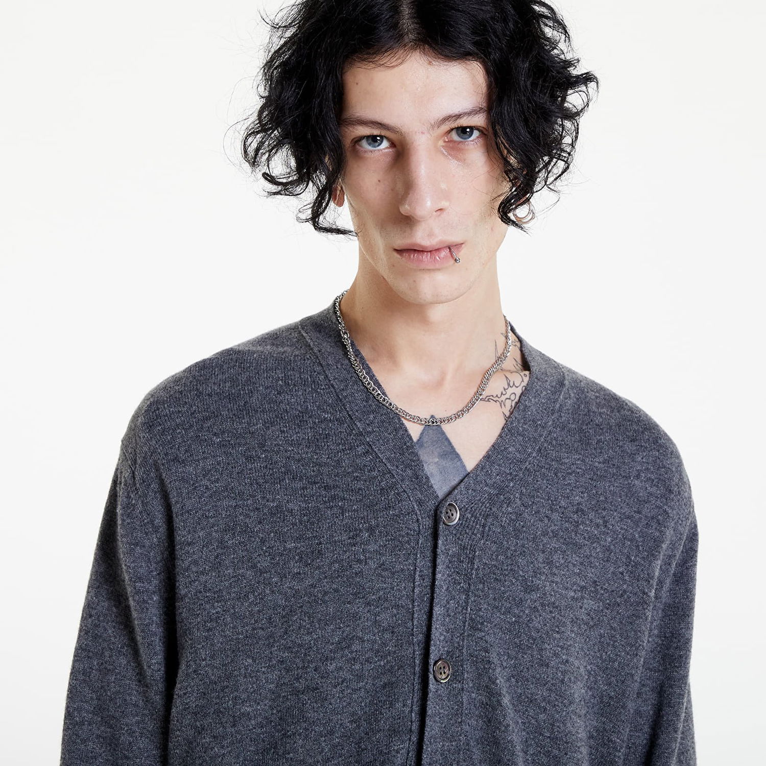 Риза Comme des Garçons Shirt Cardiguan Knit Сиво | FJ-N011, 0