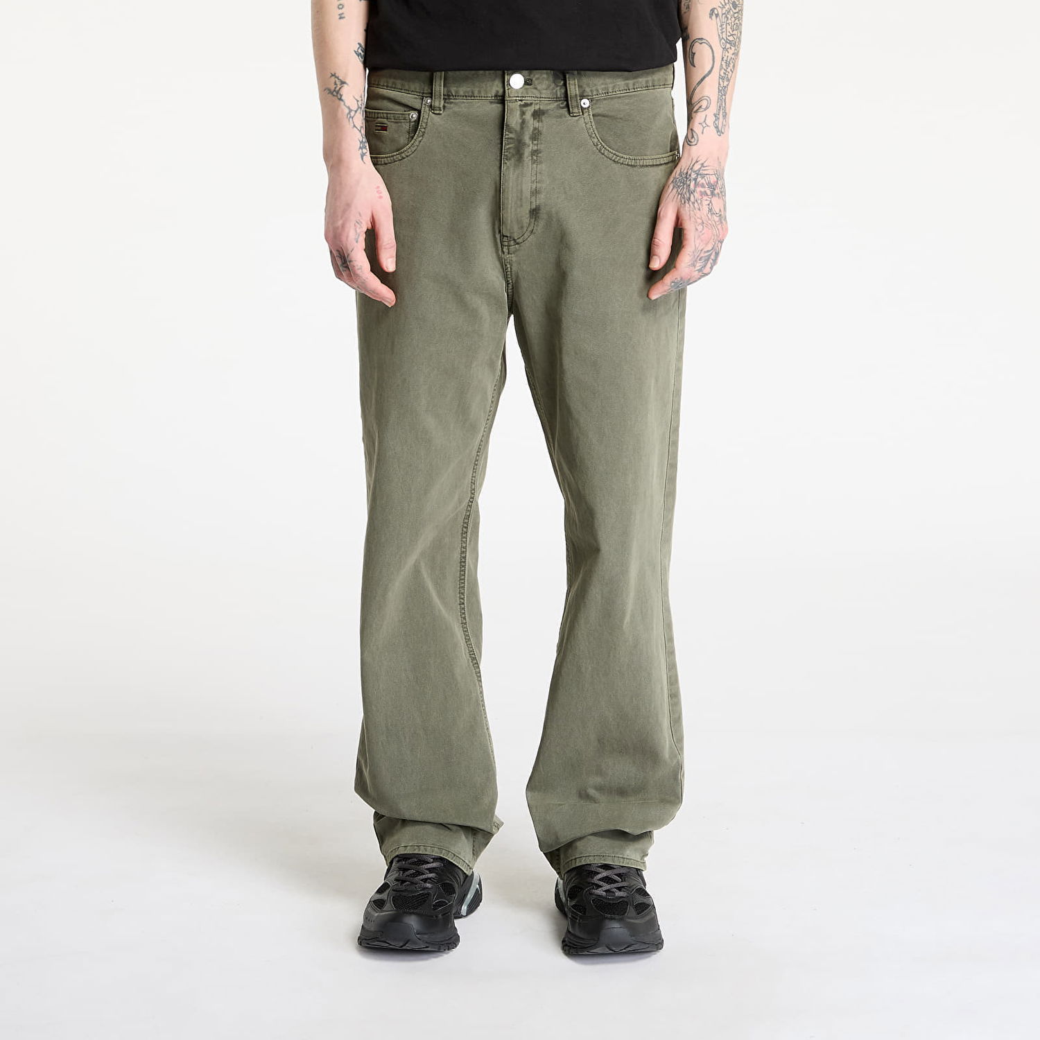 Панталони Tommy Hilfiger Tommy Jeans Otis 5 Pocket Twill Pants W30/L32 Зелено | DM0DM20292 M12, 0