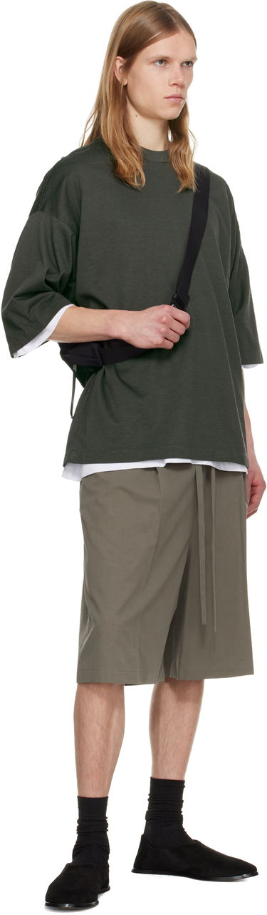 Къси панталони Fear of God Fear of God Cotton Tencel Relaxed Shorts Зелено | FG25FW38-381CTE-259, 3