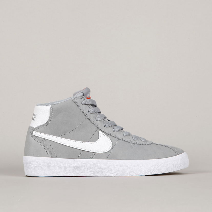 Скеитбординг Nike SB Bruin High ISO OL Wolf Grey White Сиво | DV5472-001