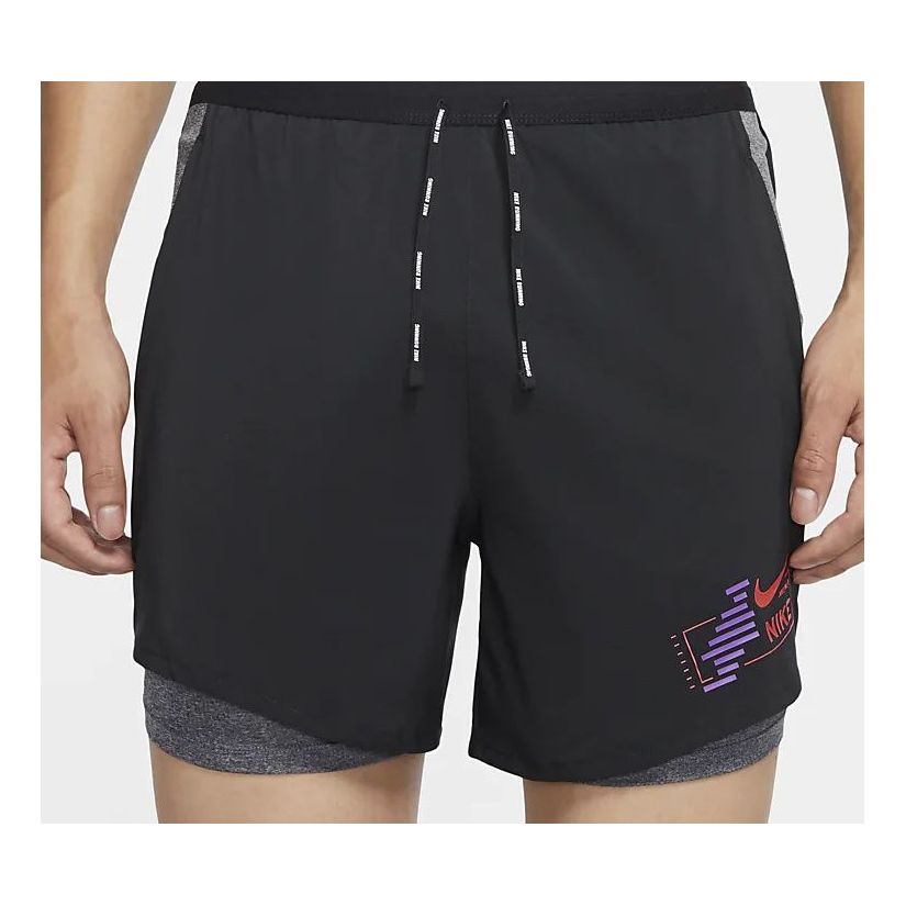 Къси панталони Nike Flex Stride Future Fast 2-in-1 Running Shorts Черно | CU5475-010