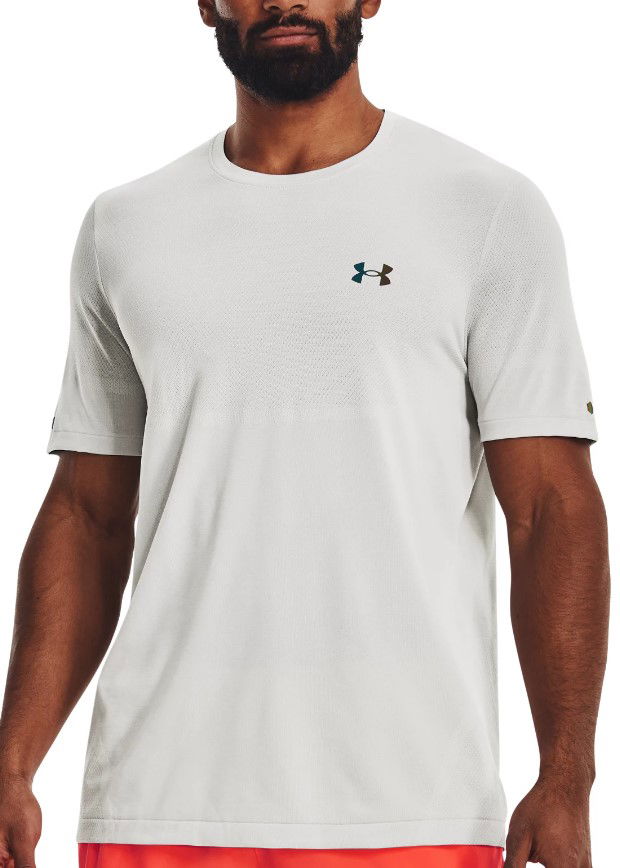 Тениска Under Armour Rush Seamless Legacy Tee Сиво | 1376781-100, 0