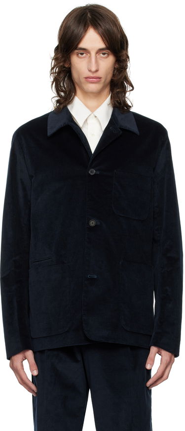 Яке Paul Smith Paul Smith Spread Collar Corduroy Blazer Тъмно синьо | M1R-017X-N02065-47, 0