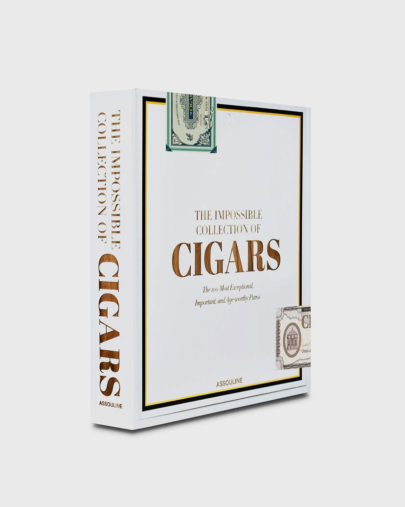 Книга и списание ASSOULINE "The Impossible Collection Of Cigars" By Aaron Sigmond Бяло | 9781614287841