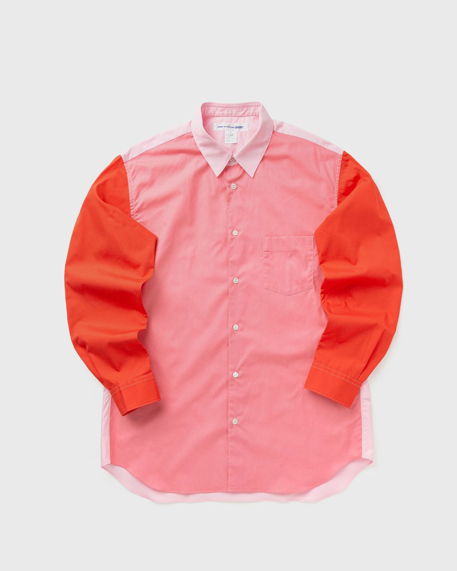 Риза Comme des Garçons SHIRT Color-Blocked Woven Long-Sleeve Button-Up Многоцветен | FP-B051-W25-1, 1