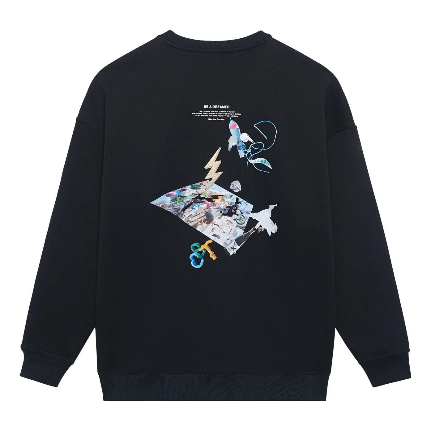 Суитчър Li-Ning Wade Way Of Wade Be The Dreamer Graphic Sweatshirt Черно | AWDSI39-1, 0