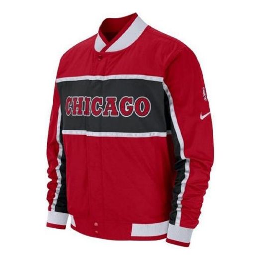 Яке бомбър Nike Chicago Bulls Courtside Jacket Червено | AJ9148-657, 0