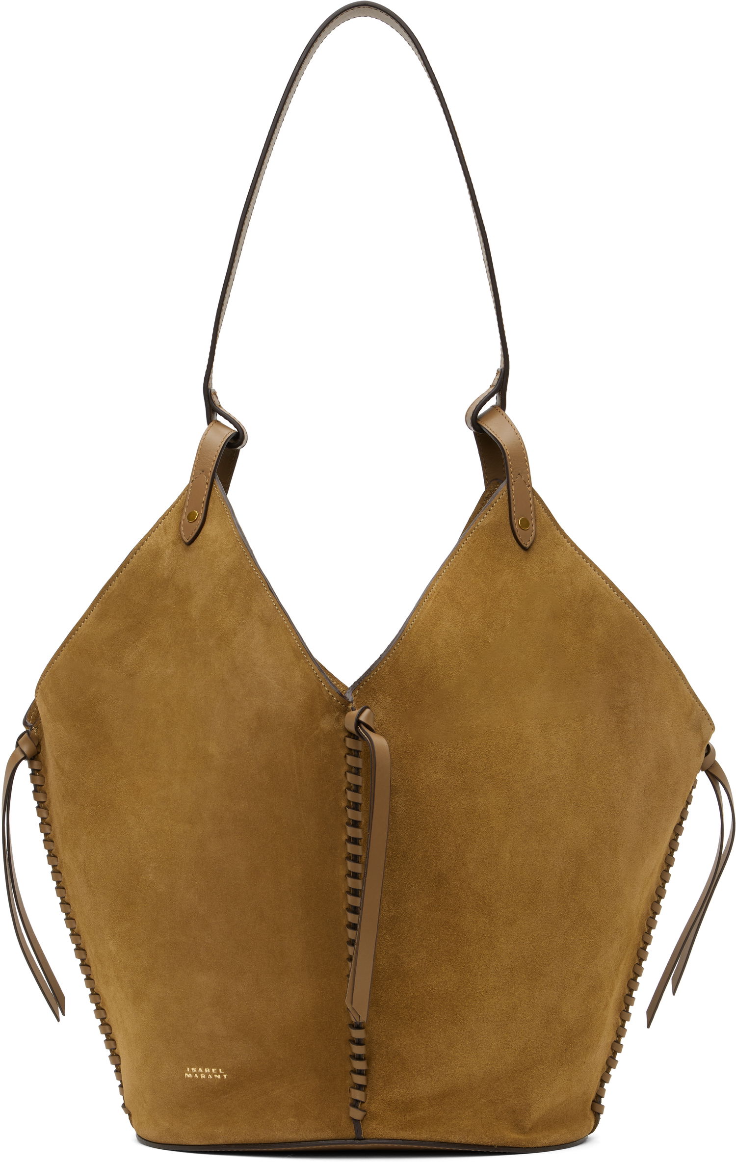 Голяма пазарска чанта ISABEL MARANT Isabel Marant Tampa Suede Shoulder Bag Кафяво | PM0066FA-C2C13M, 0