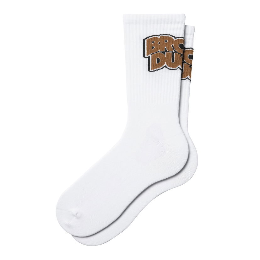 Чорапи Carhartt WIP Socks with Logo Бяло | I033879_2