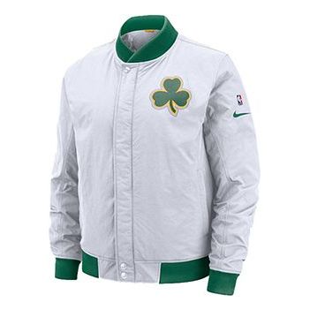 Яке бомбър Nike Boston Celtics Woven Jacket Бяло | AH5271-100