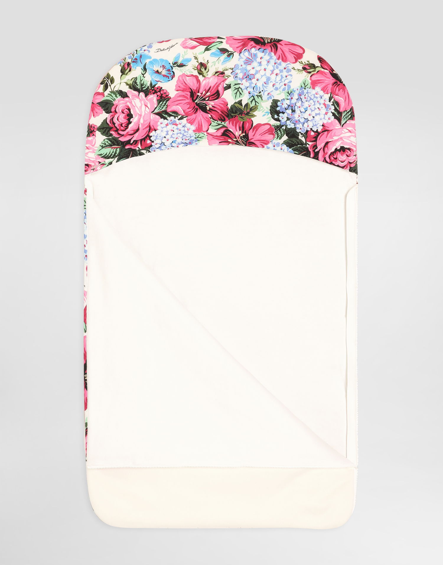 Пижама Dolce & Gabbana Dolce & Gabbana Floral Print Interlock Baby Sleeping Bag Бяло | LNJAH0II7HTHA5MH, 1