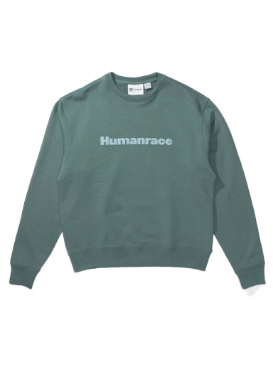 Суитчър adidas Originals Pharell Williams x Basics Crew Зелено | HK6694