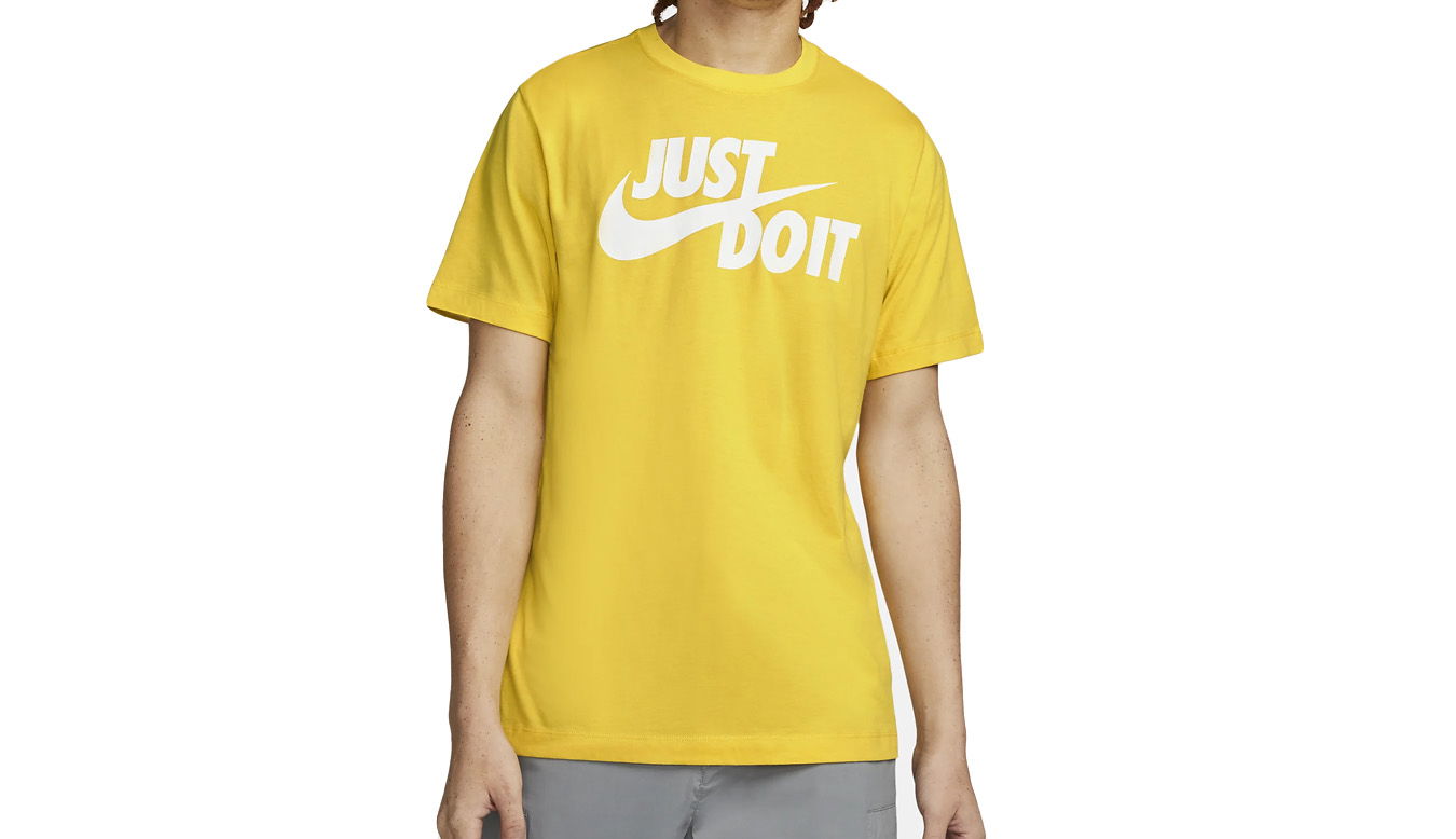 Тениска Nike Just Do It Swoosh T-Shirt Жълто | AR5006-709, 0