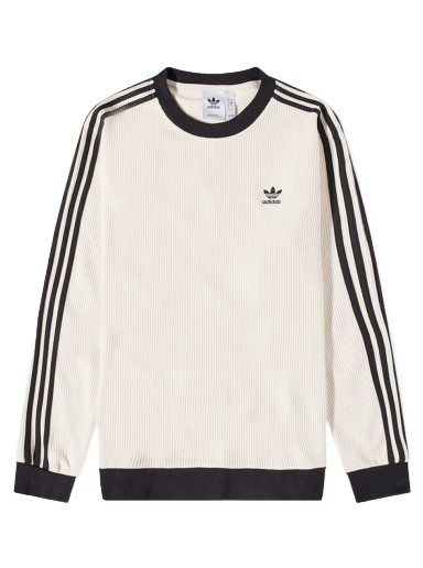 Суитчър adidas Originals Waffle Crew Sweat Бяло | HA9309