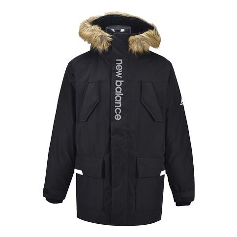 Парка New Balance Faux Fur Trim Parka Черно | AMJ04356-BK