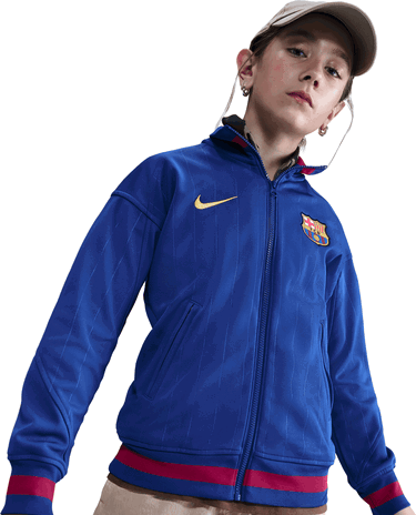 Яке Nike FC Barcelona Anthem Jacket Синьо | hj6412-455, 4
